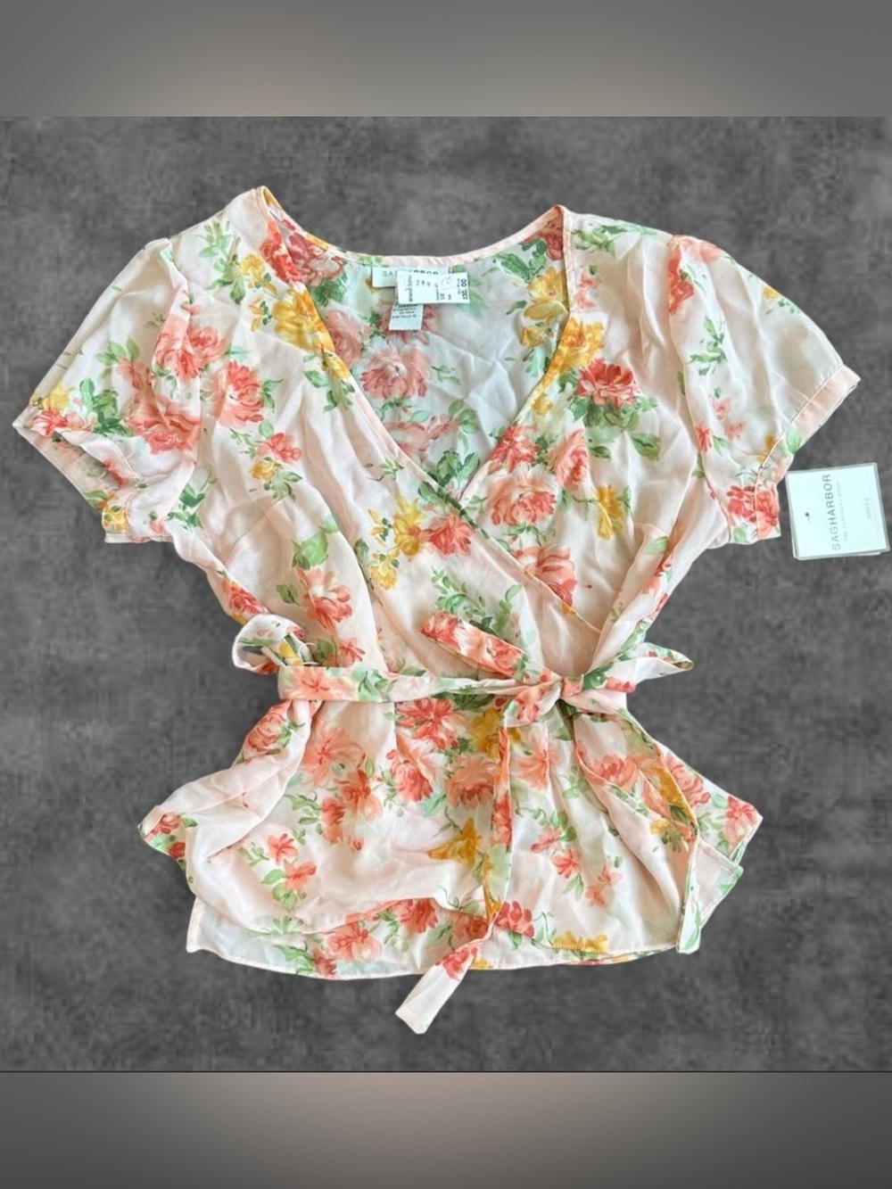 NWT Y2K Sag Harbor Wrap Top